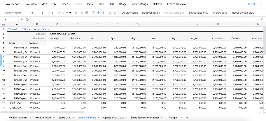 Web-based Data Entry Interface