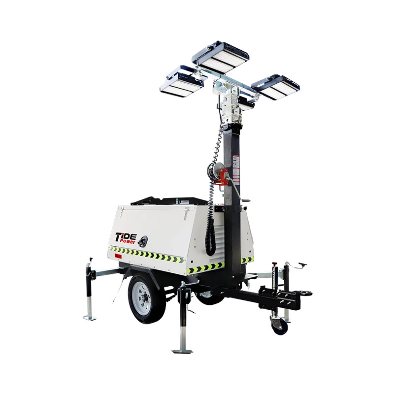 Manual Mast Lighting Tower2