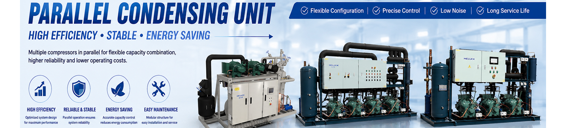 Parallel condensing unit